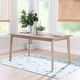 preview thumbnail 2 of 16, Linon Dolan Solid Rubberwood 60-inch Dining Table