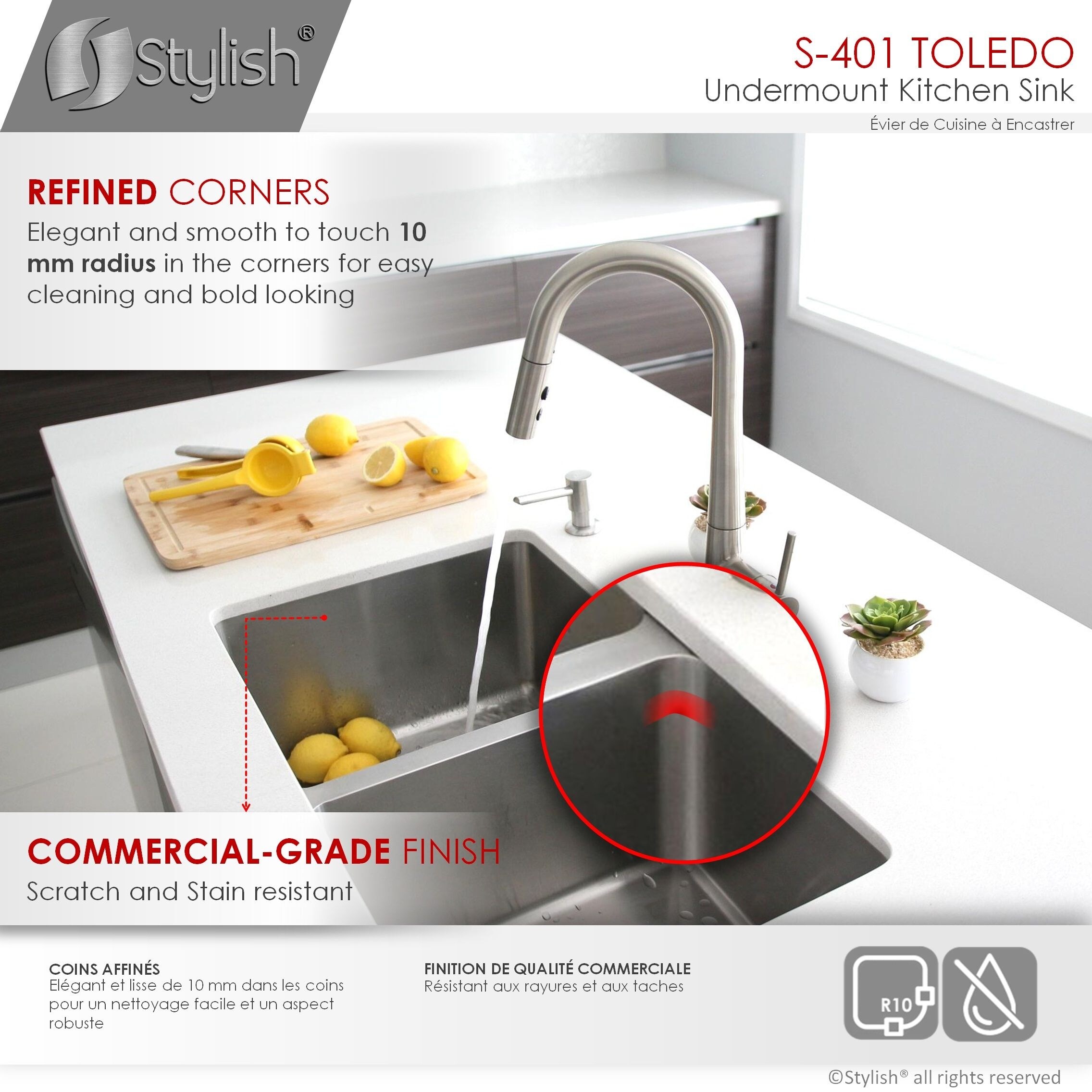 31 L X 18 W Stainless Steel Double Basin Undermount Kitchen Sink With Strainers Overstock 19976934