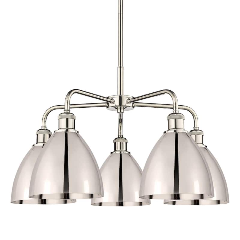 Innovations Lighting 516-5CR-16-26 Ballston Dome Chandelier Ballston - Polished Nickel