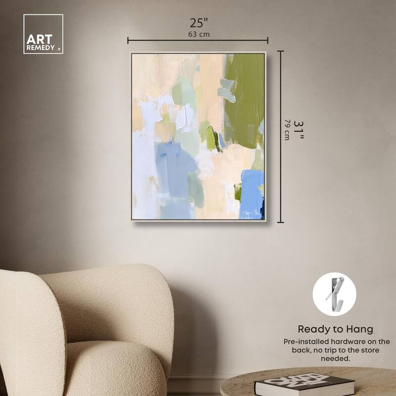 Clover Frost Canvas by Art Remedy