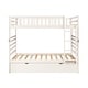preview thumbnail 24 of 25, Twin Size Bunk Bed with Movable Trundle and Safety Rail in Pine Wood