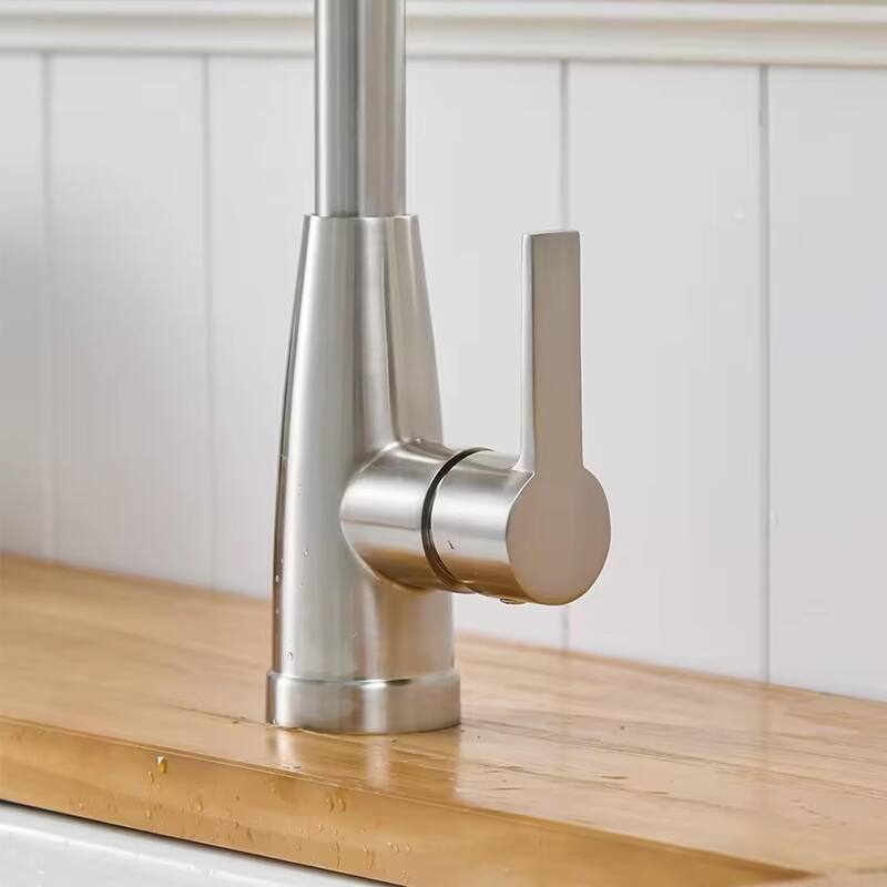 CB HOME Gold/Black/White/ Kitchen Faucet with Pull Down Sprayer, 18'' Gold/Black/Faucet for Kitchen Sink with Single Handle