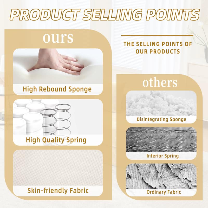 HOMEFUN Chenille Upholstered Convertible Foldable Memory Foam Sleeper Sofa with Pillows for Living Room