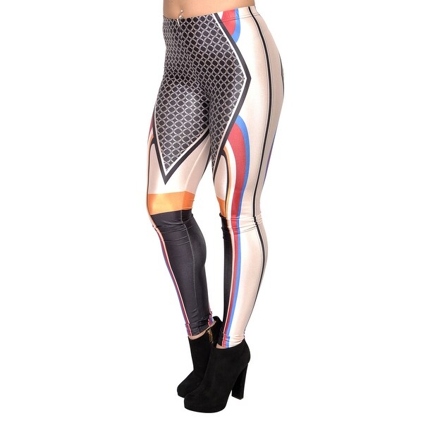 Shop Women S Abstract Digital Art Leggings Large Free