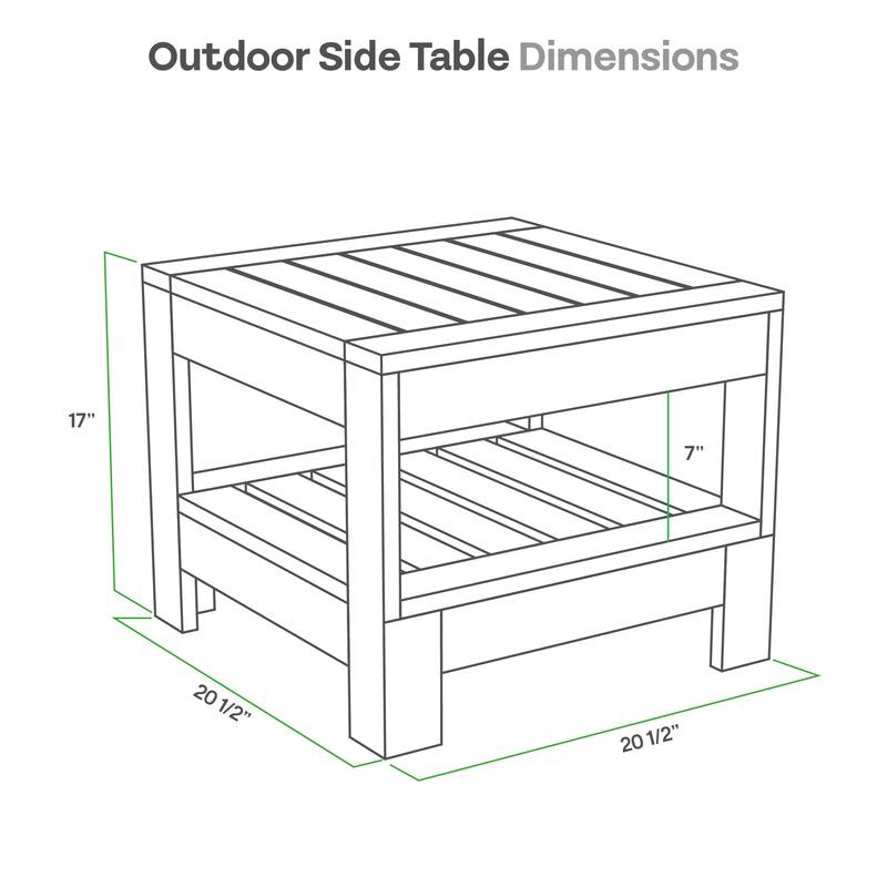 Cambridge Casual Provence 3-piece Teak Outdoor Conversation Set