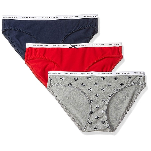 Multipack Tommy Hilfiger Womens Cotton Thong Underwear Panty