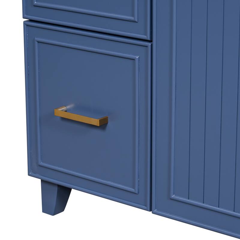 36-inch Bathroom Vanity Single Bathroom Cabinet with 2 Drawers