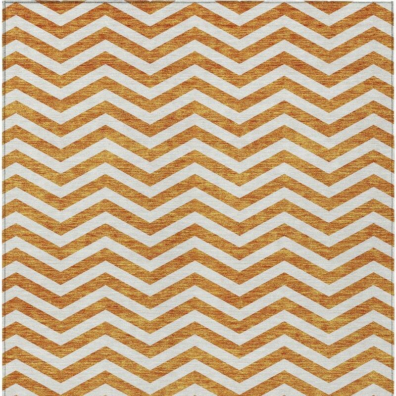 HomeRoots Chevron Transitional Rectangle Outdoor Rug