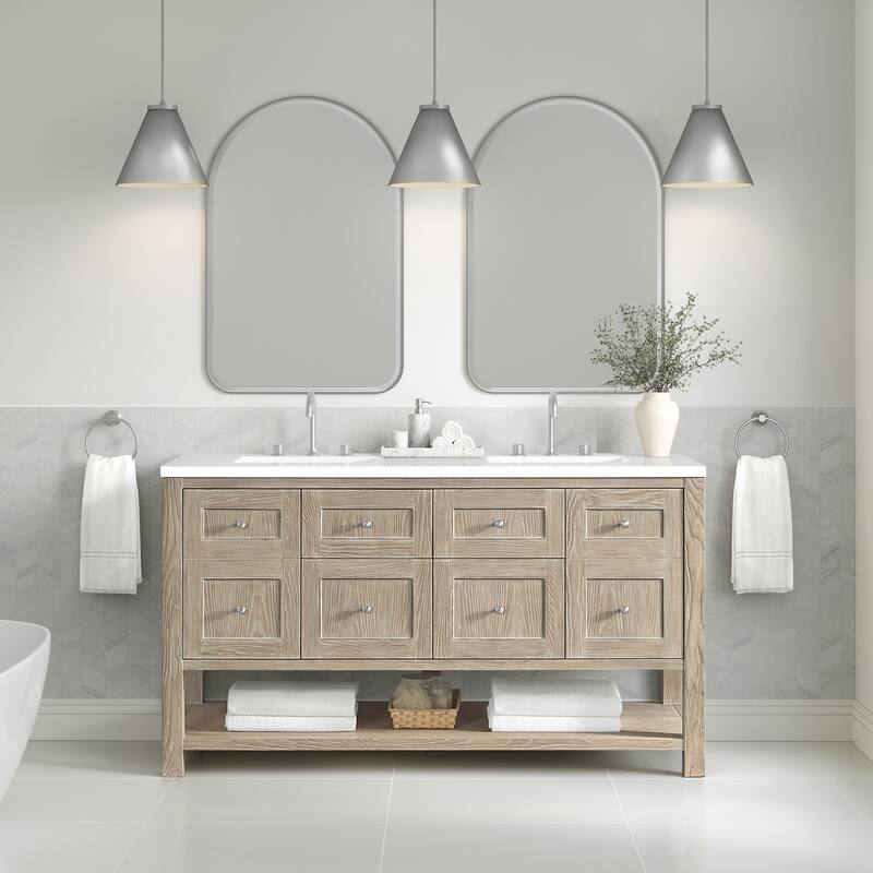 Rohe 24" Arched Mirror, Champagne Brass