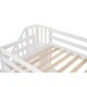 preview thumbnail 16 of 32, Twin Size Loft Bed Frame with Built-in Desk and Double Storage Drawers