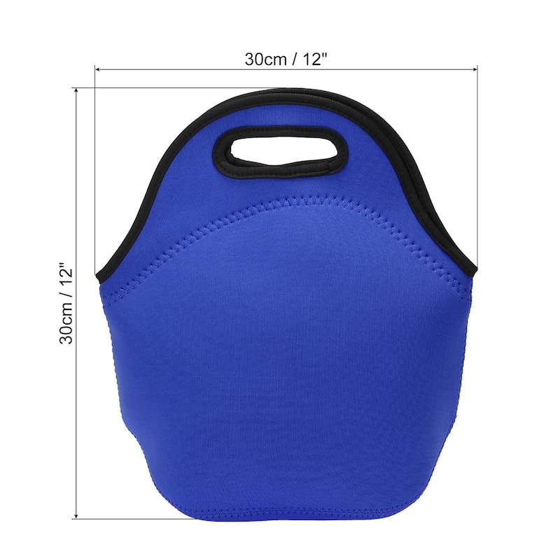 Insulated Lunch Bags, 12"x6"x12" Thermal Lunch Portable Containers Bag - Blue