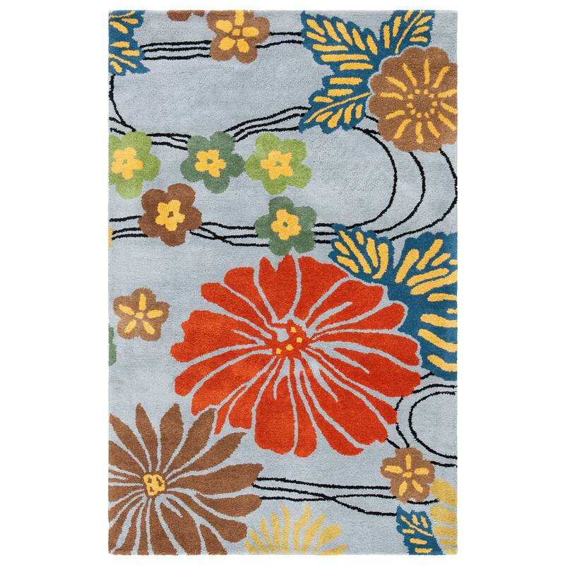 SAFAVIEH Handmade Soho Tess Floral N.Z. Wool Rug