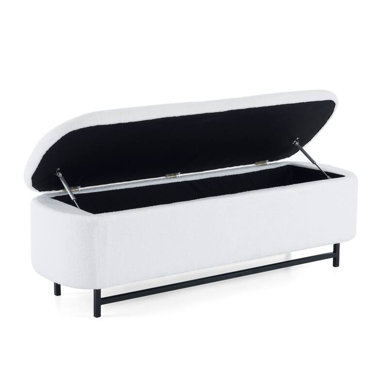 Elegant Ottoman with Spacious Storage Function
