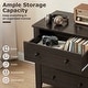 preview thumbnail 10 of 19, Gymax 3 Drawer Dresser Chest of Drawers Bedside Table for Living Room