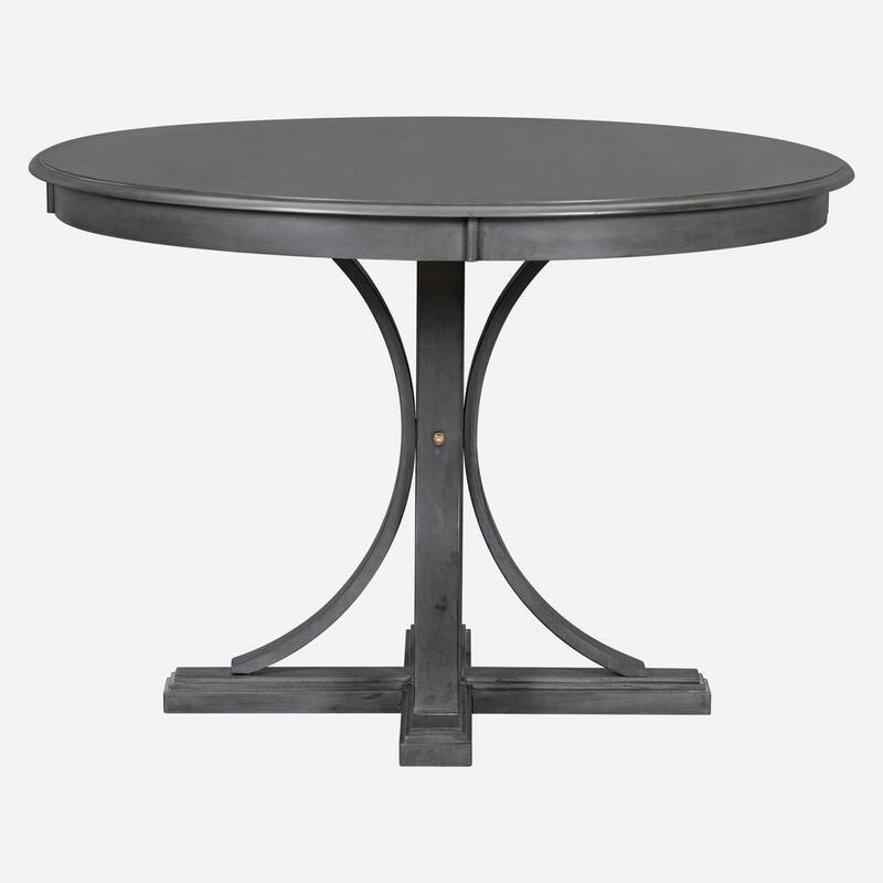 5-Piece Retro Round Dining Table Set
