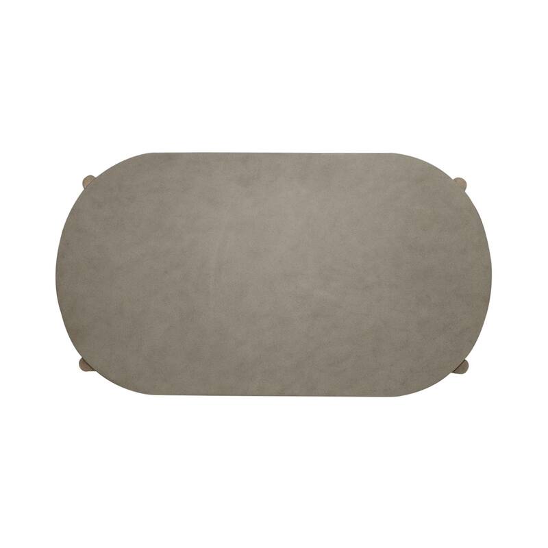 Affinity Dusty Taupe & Concrete 3 Piece Oval Cocktail Table Set