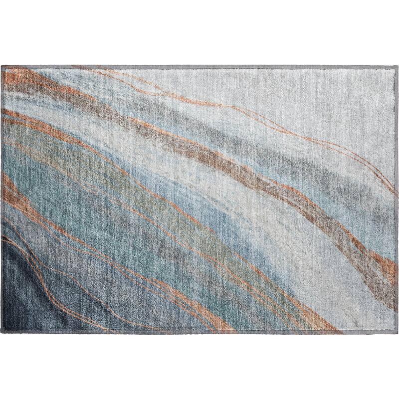 Premium Washable Super Soft Modern Motion Mayfield Rug