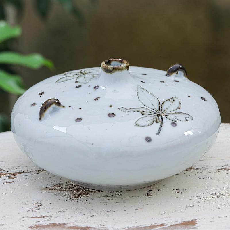 Novica Handmade Be Nature Ceramic Vase