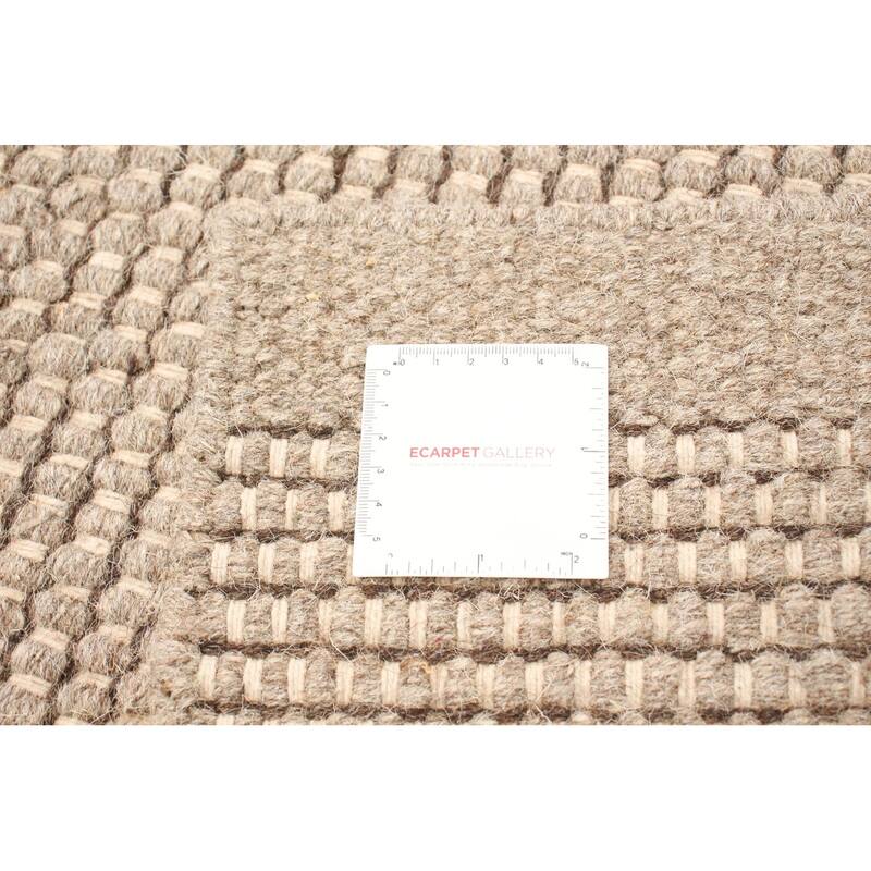 ECARPETGALLERY Hand Loomed Bungalow Wool Dhurrie