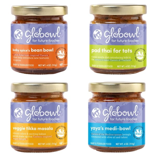 slide 2 of 6, Globowl - Around the World Variety Pack - 4 Pack 4 Pack