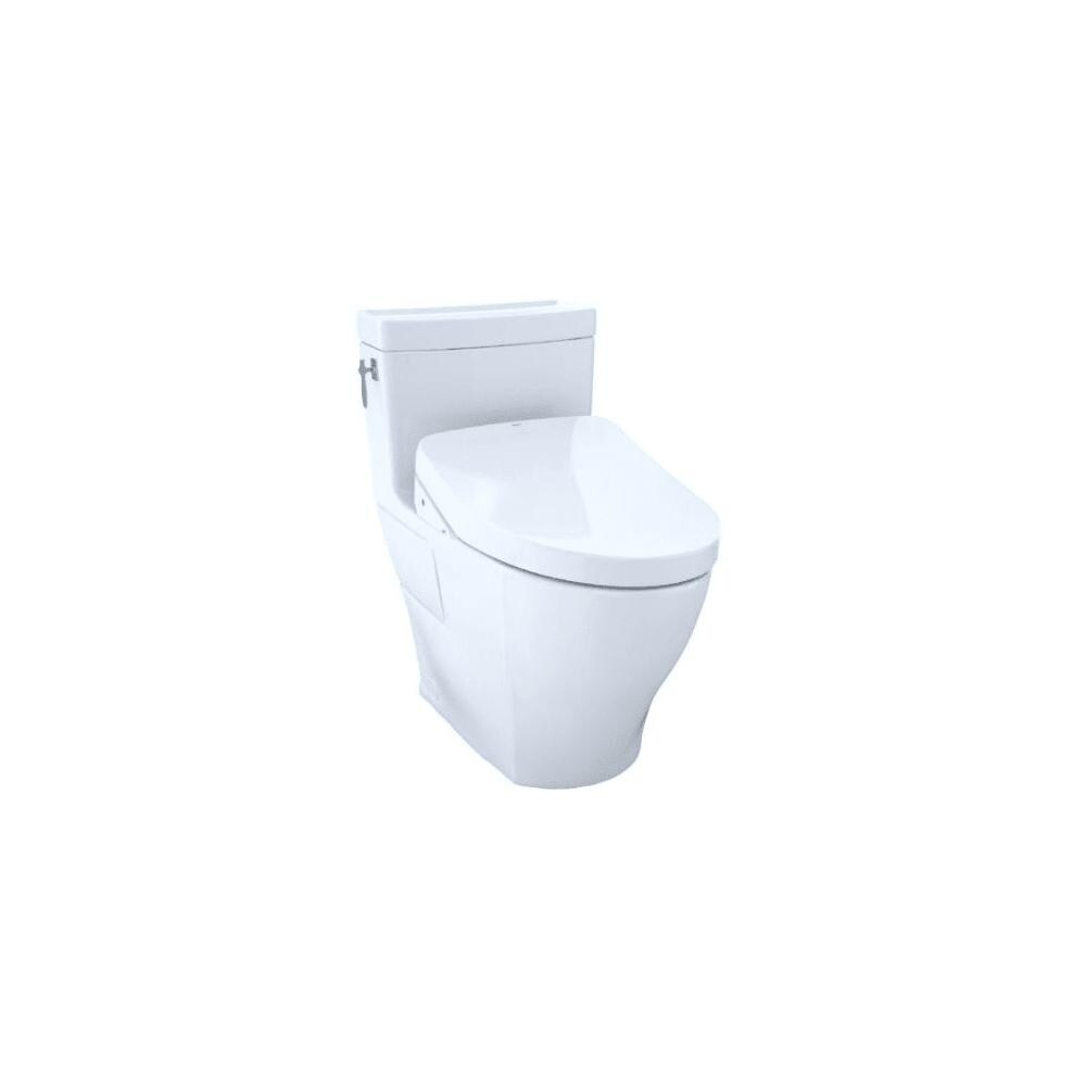 Shop Toto Cst626cefgt40 Aimes 1 28 Gpf One Piece Elongated Toilet