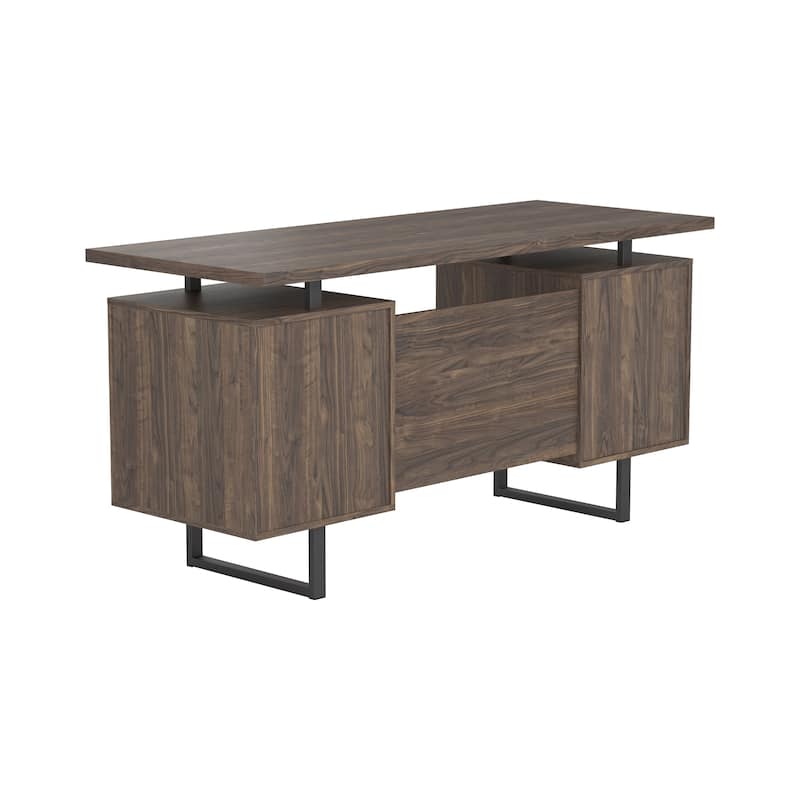 Mendecino 2-drawer Floating Top Office Desk