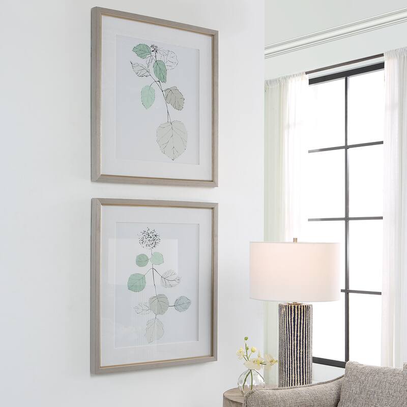 Uttermost Come What May Framed Prints, S/2 - 28.5 W x 32.5 H x 1.75 D (inches)