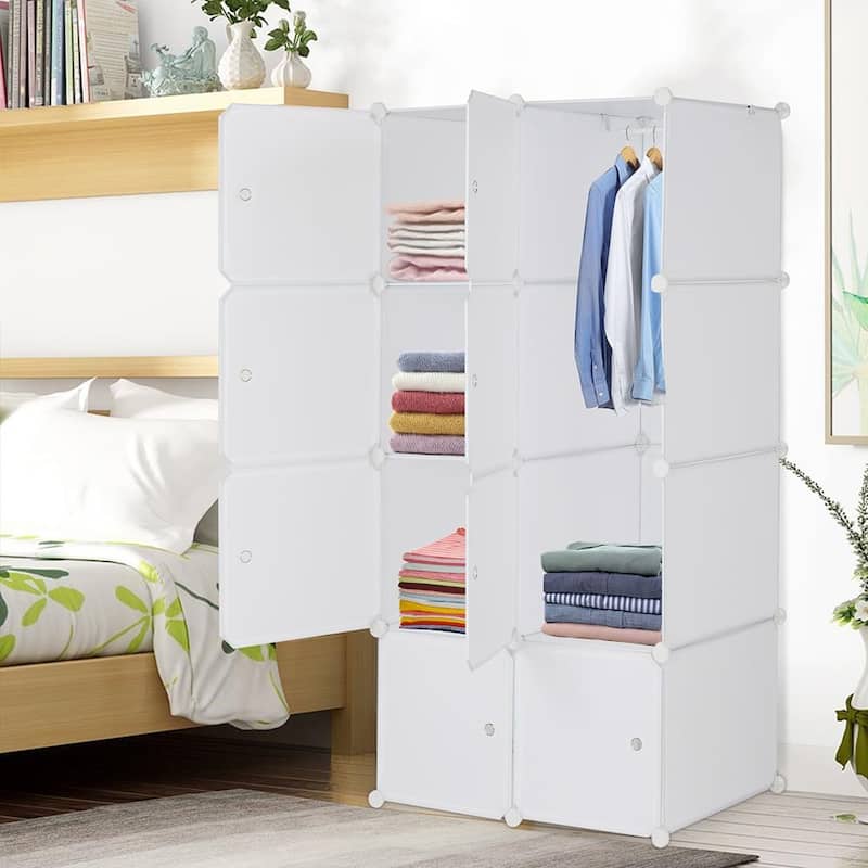8-Cube DIY Closet Clothes Organizer Storage Shelves