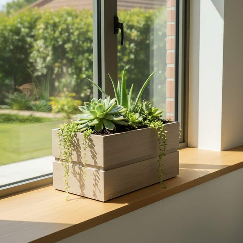 Rectanglar Terrace Planter Short