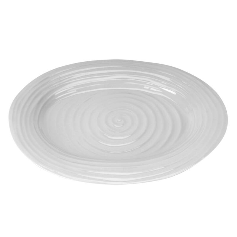 Portmeirion Sophie Conran Medium Oval Platter - Grey