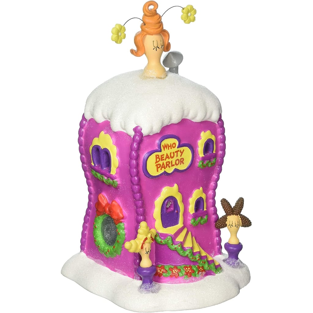 Dept 56 Dr Suess The Grinch Who La La Boutique Lighted Christmas Building #4059422