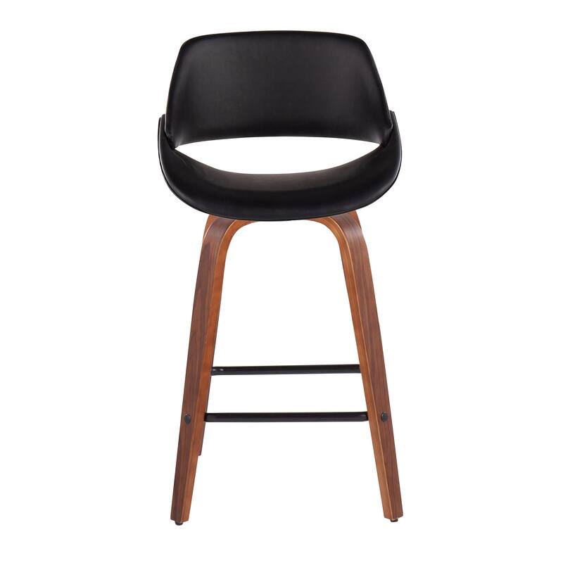 Carson Carrington Svellingen 26" Fixed-Height Counter Stool with Square Footrest (Set of 2)