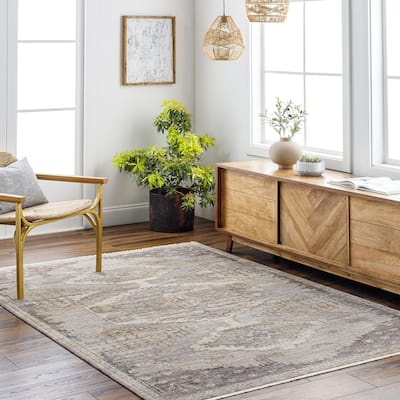 Livabliss Traditional Aida Medallion Area Rug