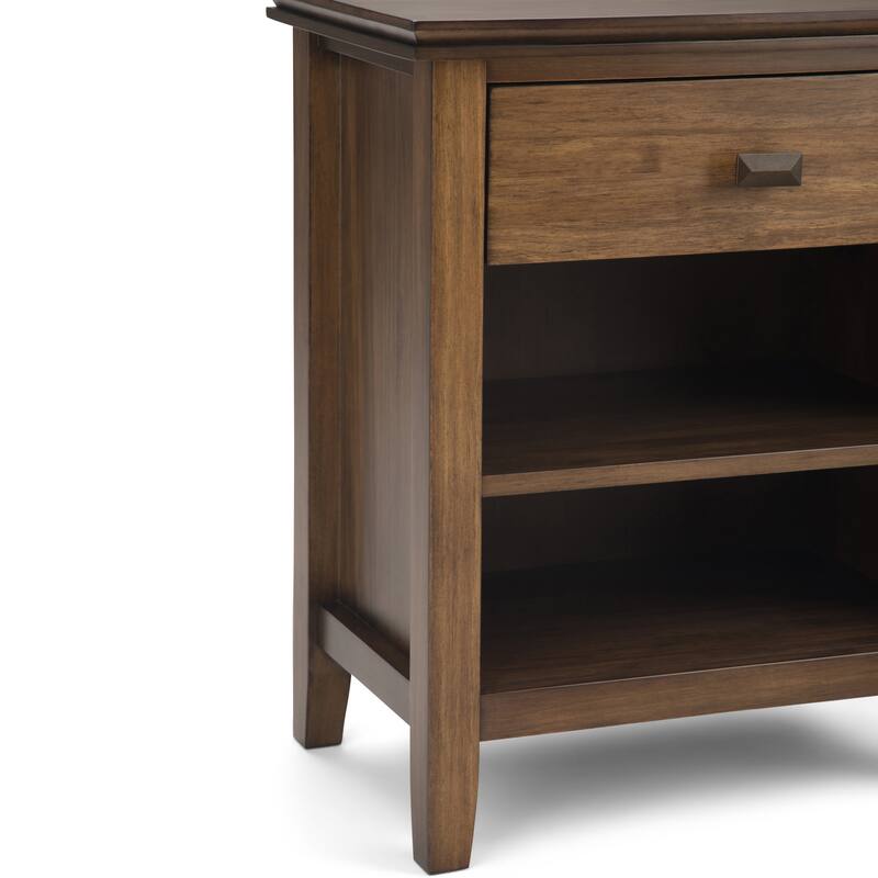 WYNDENHALL Stratford SOLID WOOD 24 inch Wide Bedside Nightstand Table