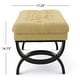 preview thumbnail 55 of 63, Scarlette Tufted Fabric Ottoman Bench by Christopher Knight Home - 41.00" L x 17.25" W x 16.75" H
