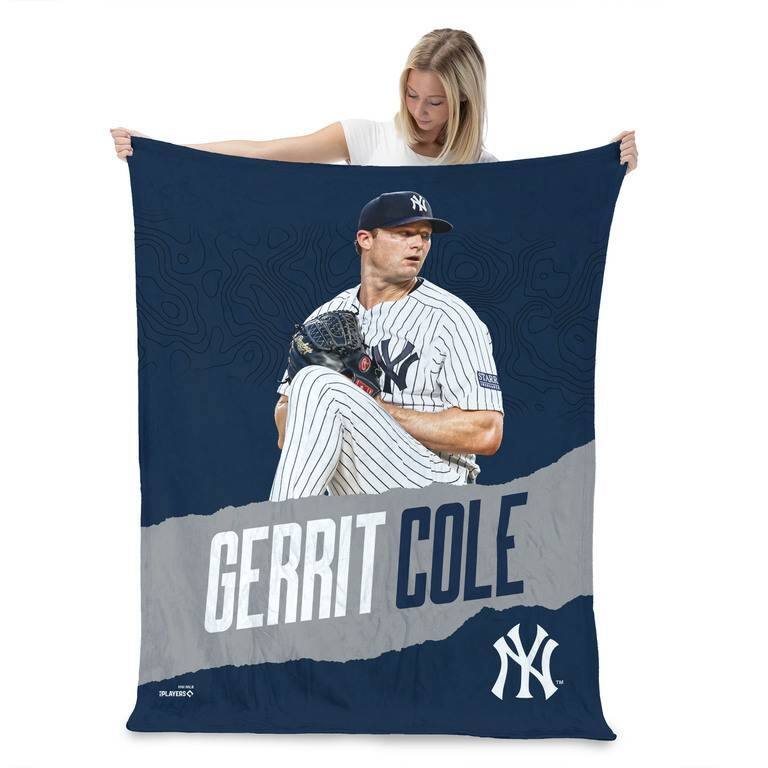 MLB New York Yankees Player Silk Touch Throw Blanket