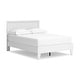 preview thumbnail 8 of 32, Signature Design by Ashley Hallityn White Panel Platform Bed