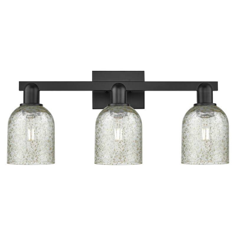 Innovations Lighting Endless Possibilities Arcadia - Caledonia - 3 Light 24" Bath Vanity Light - Matte Black/Mica