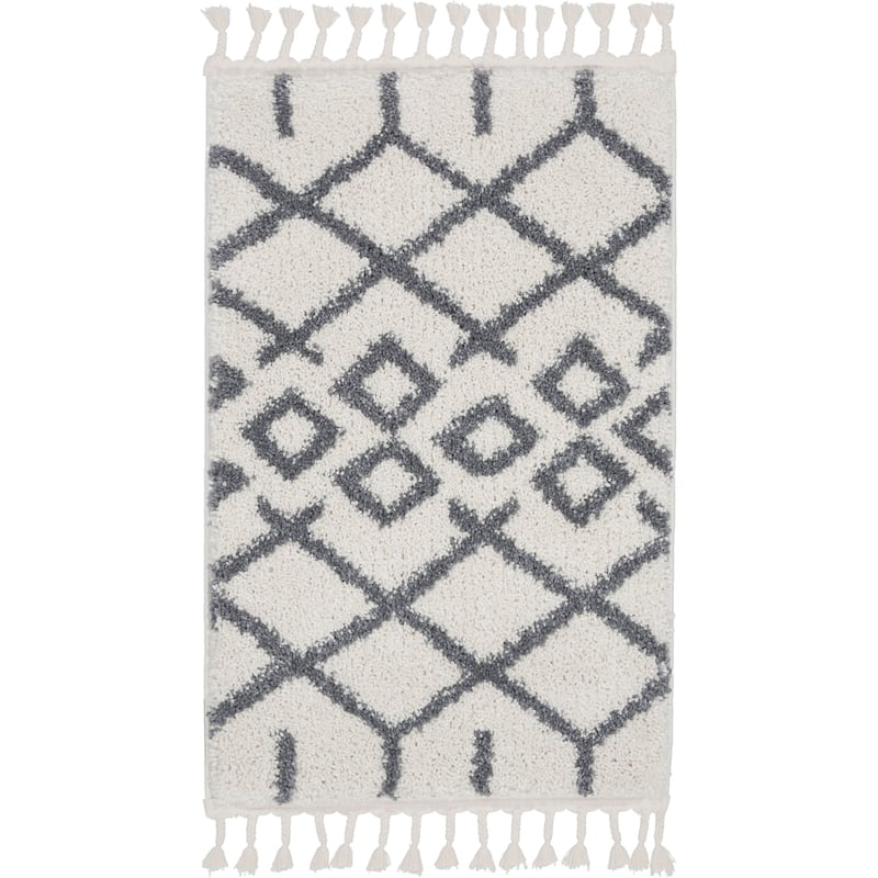 Nourison Moroccan Shag Geometric Area Rug