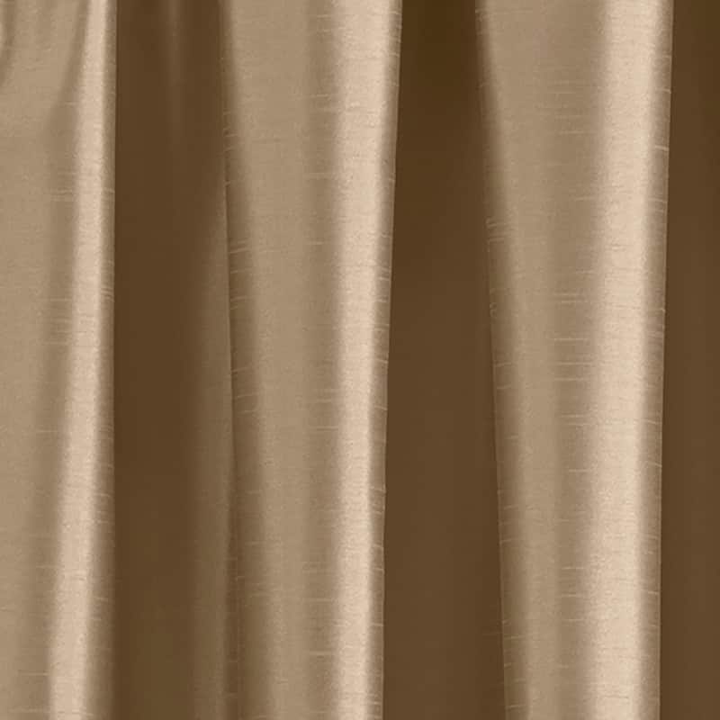 Colette Faux Silk Blackout Window Curtain