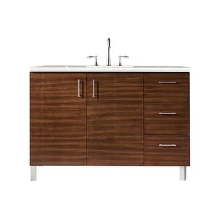 James Martin Vanities Metropolitan 48" Single Vanity, American Walnut