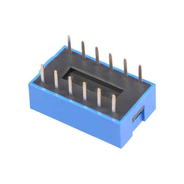 10 Pcs Blue DIP Switch Horizontal 1-6 Positions 2.54mm Pitch for Circuit PCB