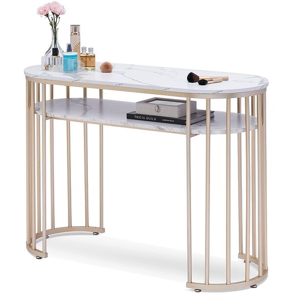 BarberPub Manicure Nail Table Marbling Salon Nail Desk Spa 2400