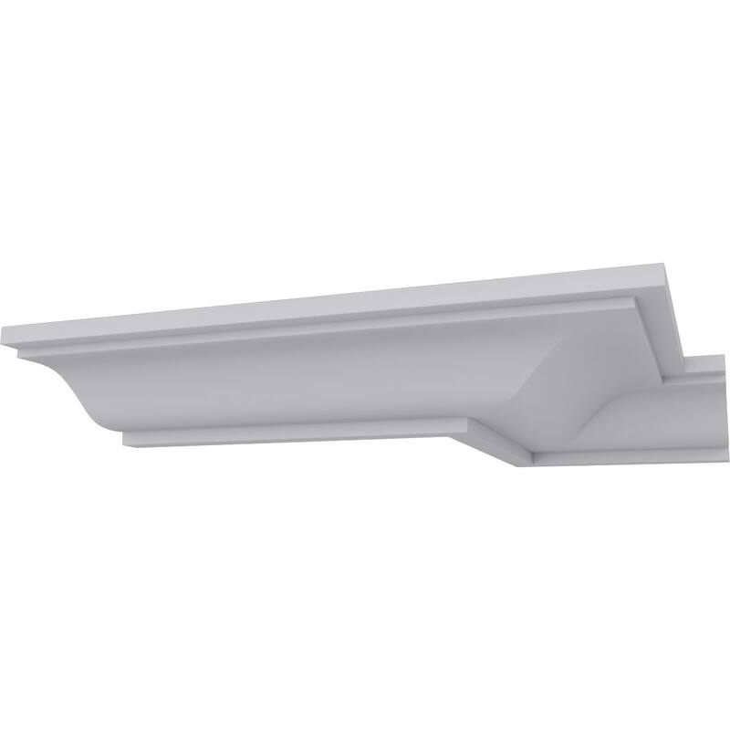 Foster Smooth Crown Moulding - 2 1/8"H x 5 3/8"P x 5 5/8"F x 94 1/2"L