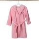 preview thumbnail 34 of 78, Sweet Kids 100% Polyester SUPER PLUSH Double Brushed Hooded Bathrobe with Purple Script Monogram