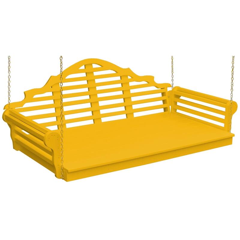 Poly 4' Marlboro Swingbed - Lemon Yellow