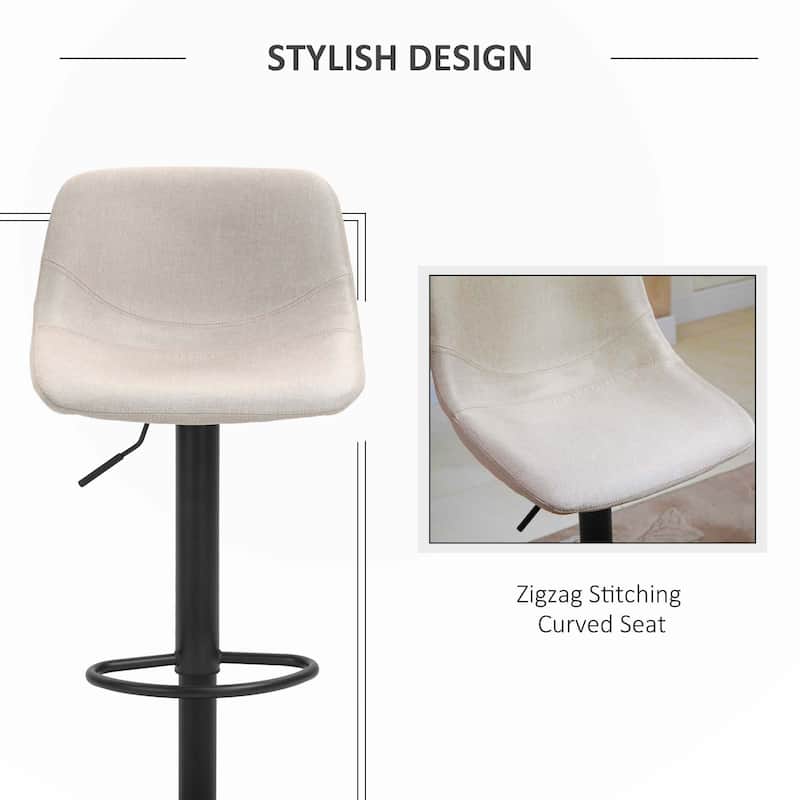 Adjustable Bar Stools, Set of 2