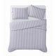 preview thumbnail 15 of 17, The Farmhouse by Rachel Ashwell Wide Ticking Stripe 3 Piece Duvet Cover Set