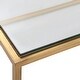 preview thumbnail 2 of 2, Uttermost 25195 Bravura 48" Wide Iron and Tempered Glass Coffee Table