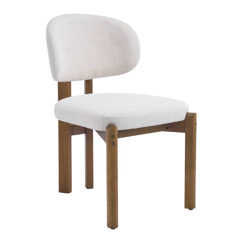 Christopher Knight Home - Aurelio Solid Rubberwood Upholstered Dining Chair